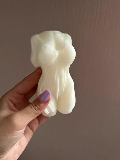 Wet dressed Women mold 12 cm 4,7″ Naked Girl Candle mould,Female Body Candle mold,Torso silicone mold Candle Female,Body Shape soap mould