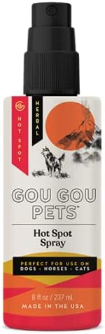 Hot Spot Spray – Hierbas naturales holísticas derivadas para perros, gatos y caballos acción rápida para calmar los puntos calientes, aliviar la