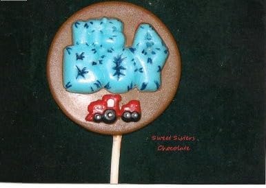 Molde redondo hinchado para paletas de caramelo de chocolate para baby shower “It’s A Boy”