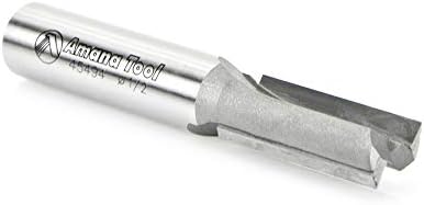 Amana Tool – 45494 Punta de Carburo Leigh Recta Plunge 12 Dia x 1-14 x 12″ Vástago