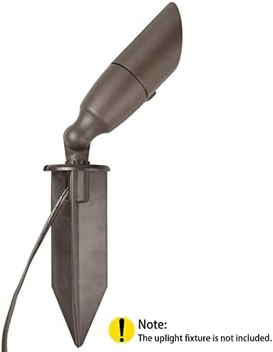Cheopha Estaca de ABS resistente de 8 pulgadas de longitud 12 pulgadas de 12 pulgadas – 14 rosca NPSM resistente a la corrosión para iluminación de