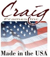 Marco de fotos Craig Frames, acabado liso, 2,5cm de ancho, de conglomerado de madera