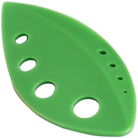 Pelador de hierbas de 8 agujeros, plástico duro de hoja verde, diseño 2-1, herramienta de pelar, maquinilla de afeitar de col rizada, pelador para