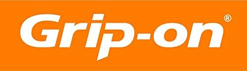 Grip-On 12210 Alicates de bloqueo de uso general de 10 pulgadas, planos y convexos en epoxi naranja