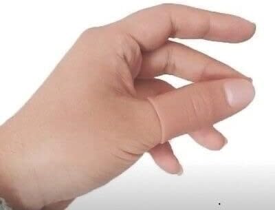 4 piezas de punta de pulgar trucos de magia falsa punta de pulgar seda desaparecer magia desapareciendo de seda falsa punta de pulgar truco de magia