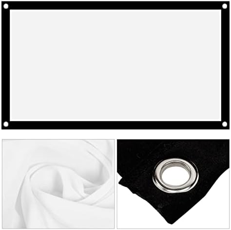 Pantallas de proyección de 40 a 100 pulgadas, pantalla de proyector de película 169 4K trasera frontal de película, diseño antiarrugas, pantalla