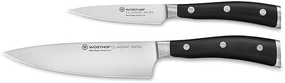 Wusthof Classic Ikon – Juego de cuchillos de preparación de 2 piezas