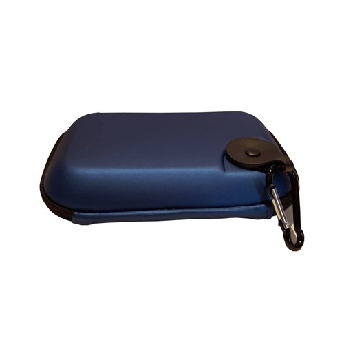 Contempo Views Small EVA Case for Electronics (Blue) Carrying Case Accessory Travel Organizer for Power Banks, Portable Hard Drives, GPS Units,