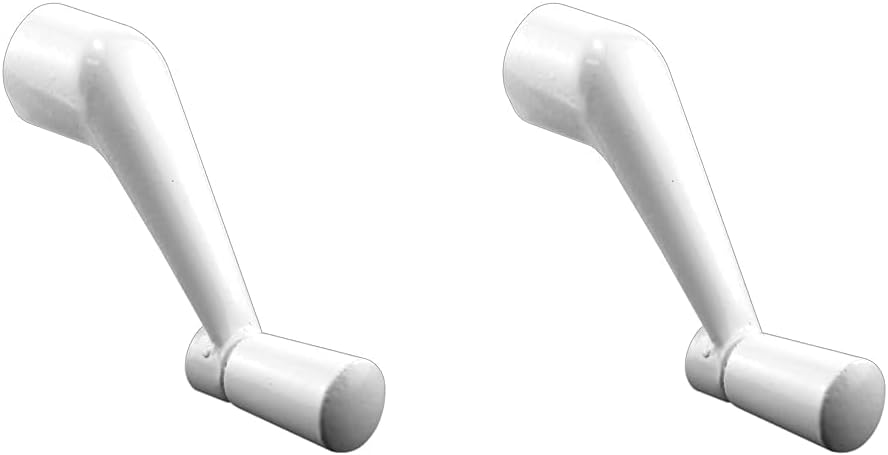 PRIME-LINE H 3713 – Mango de manivela para operador abatible, color blanco (2 unidades)