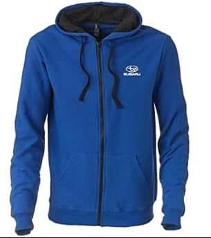 Subaru Sudadera con cremallera azul, Azul