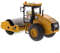 Diecast Masters CAT Caterpillar CS11 GC Compactador vibratorio de suelo con operador, vehículo de construcción fundido a presión, 4 x 3 x 3