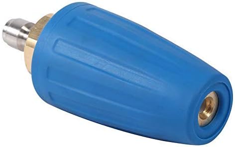Boquilla turbo para lavadora a presión, boquilla giratoria de 3000 psi, kit universal de puntas de boquilla de pulverización de 14 pulgadas (2.5 GPM)