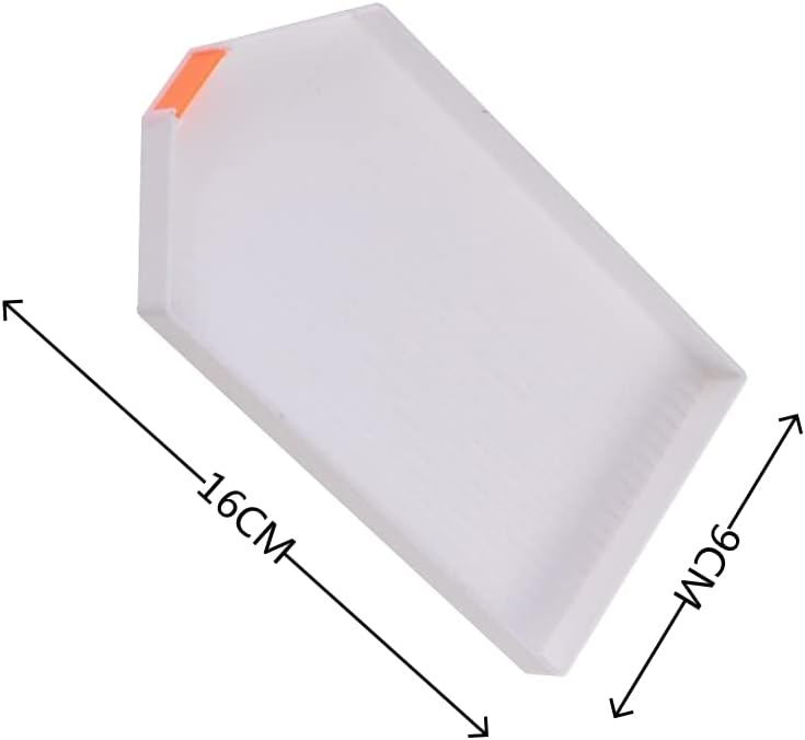 Bandeja de clasificación de cuentas de plástico, caja de almacenamiento de pintura de diamantes de alta capacidad, herramienta de pintura de
