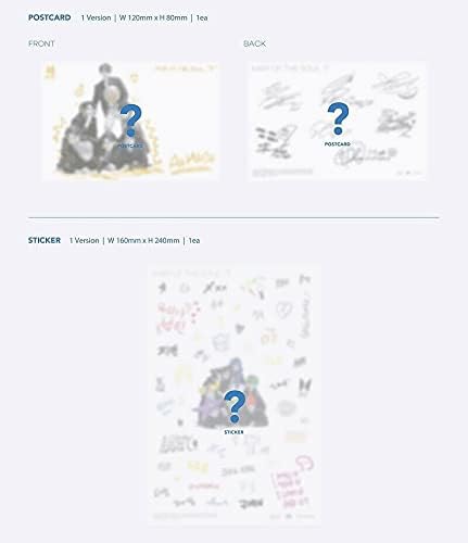 “NA” BTS MAP OF THE ALMA 7 Álbumes al azar Ver. CD+36p Photobook+20p Mini libro+52p Lyric Book+Photocard+Postal+Pegatina+Papel para colorear+Tarjeta