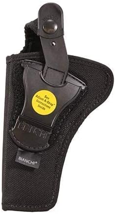 Bianchi Accumold Funda negra 7001 Thumbsnap (tamaño 4 S&W K Frame 4)