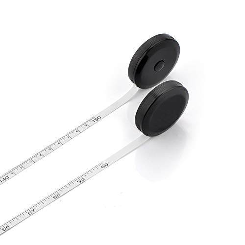 Cinta métrica flexible suave de 60 pulgadas59.1 in, regla telescópica automática, para medición corporal, medida de costura, fitness en casa