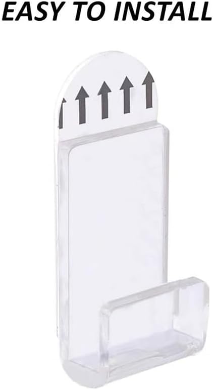 Antilope Soporte de pared para discos de vinilo, sin tornillos, 6 juegos de ganchos autoadhesivos de vinilo acrílico transparente, estante para