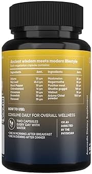 Omega 3  Suplemento vegano Omega 3 6 9 ácidos grasos e inmunidad para hombres y mujeres  Mejora el metabolismo  Semilla de lino, arjuna, nuez – Sin