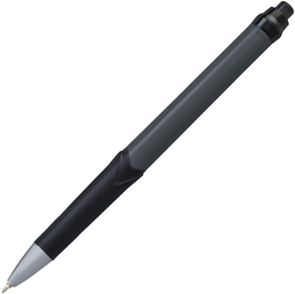 Pentel GlideWrite Signature Gun – Bolígrafo de barril de metal, (0.028 in), línea fina, con tinta recargable TechniFLO, paquete de 12 (negro)