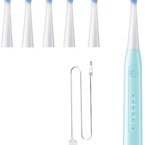 Adulto Cepillo de dientes eléctrico para niños, 6 cepillos de dientes eléctricos de limpieza profunda con 5 modos, carga rápida durante 4 horas, Adulto Cepillo de dientes eléctrico para niños, 6 cepillos de dientes eléctricos de limpieza profunda con 5 modos, carga rápida durante 4 horas,