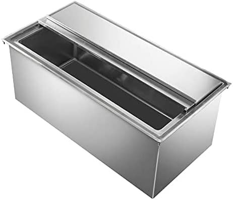 AmGood Cubo de hielo de acero inoxidable (18″ x 30″)