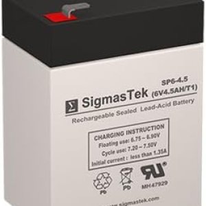 Peg Perego Cyclone – Batería de repuesto para ciclón, terminal de 6 voltios 4.5 AH F1 por SigmasTek Peg Perego Cyclone – Batería de repuesto para ciclón, terminal de 6 voltios 4.5 AH F1 por SigmasTek