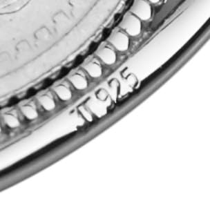 Walking Liberty 1 Gram .999 Fine Silver Coin 925 Sterling Silver Evil Eye Design Earrings