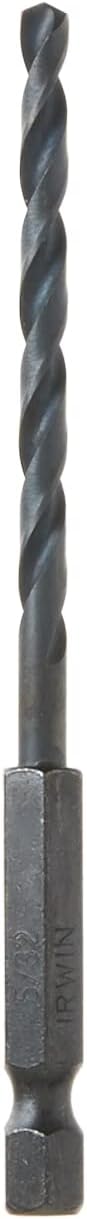 Irwin Tools 4935638 Broca hexagonal de óxido negro, 532 pulgadas