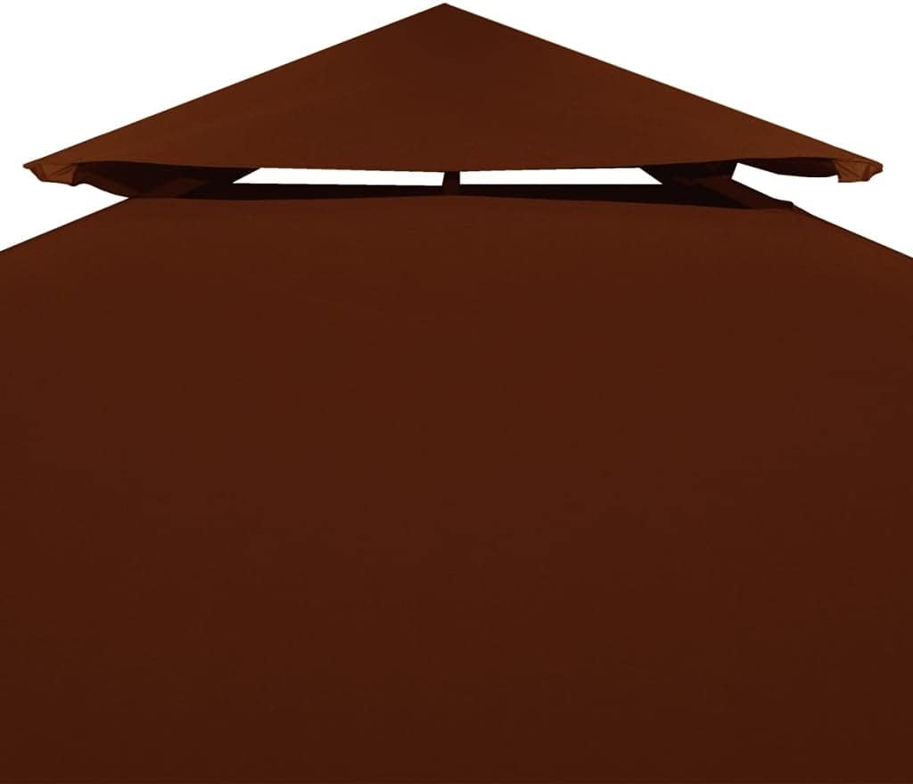 Gazebo de 2 niveles, glorieta de techo rígido, glorieta de césped, glorieta de patio, kiosco de cochera, glorieta de cubierta, cenador de camping,