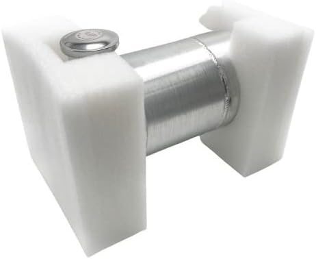 JSD AUTO PARTS Tanque de combustible de 1 58 galones, 6 x 15 pulgadas, 14 NPT, llenado de extremo de salida de aluminio, tanque de gasolina para