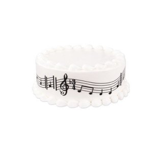 Notas musicales comestibles para decoración de bordes de tartas Sweetn Treats Notas musicales comestibles para decoración de bordes de tartas Sweetn Treats