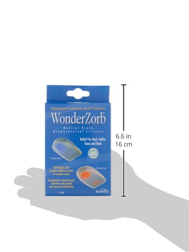 Wonder-Spur – Tacones de silicona suave con lunares azules, talla grande para zapatos de hombre 8-10, mujer 10-12