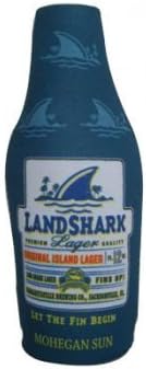 Landshark Botella de cerveza Soporte para traje enfriador Kaddy Huggie Coolie Mohegan Sun