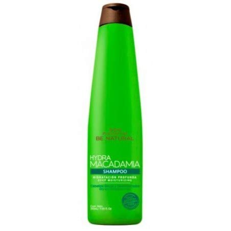 PLACENTA LIFE BE NATURAL Hydra Macadamia Champú con extracto de macadamia  Champú hidratante profundo para secos y dañados (11.83 onzas)