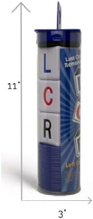 LCR Juego de dados Left Center Right – Tamaño Junior (Amarillo)