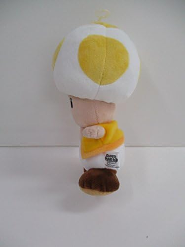 Sanei Super Mario All Star Collection AC32 – Peluche de sapo amarillo de 8 pulgadas