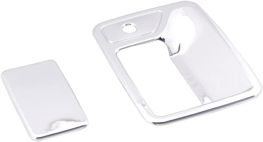 AUCERAMIC Tapas cromadas para manijas de puerta, compatibles con Ford F250 F350 F450 F550 Super Duty 2000-2005 para Ford Excursion 4 puertas sin