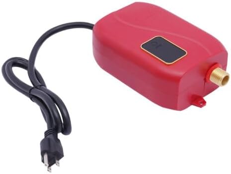 Mini calentador de agua instantáneo eléctrico 3000 W 110 V sin tanque calentador de agua caliente con pantalla digital LCD para grifo de lavado de