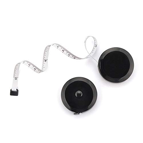 Cinta métrica flexible suave de 60 pulgadas59.1 in, regla telescópica automática, para medición corporal, medida de costura, fitness en casa