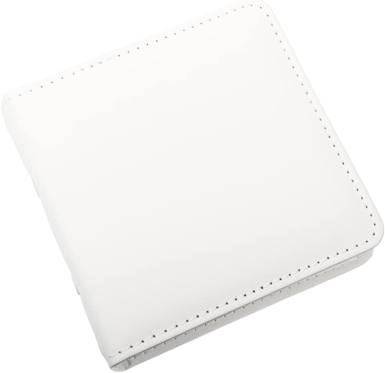 Mini álbum de fotos, soporte para tarjetas de fotos blancas, tarjetas fotográficas Kpop de piel sintética de 3 anillos, álbum de películas de fotos