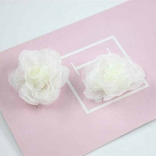 EdricShop – 20 piezas de bricolaje artificial Flor DE Seda DE Alta Qualidade Caixa DE Presente DE Casamento Casa Decoracao Grinalda Praheta Flor