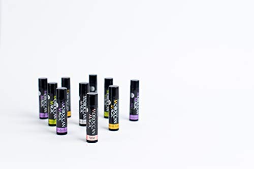 Moroccan Magic Bálsamo labial orgánico y SPF15 paquete variado de 11 piezas  Argán orgánico y aceites esenciales  Suave  Natural  No tóxico  Libre