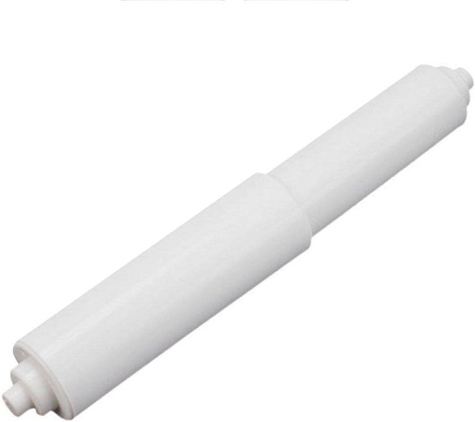 Caja de pañuelos ajustable, rollo de papel de repuesto para baño, varillas de papel higiénico de plástico, soporte de papel de resorte, rodillo de