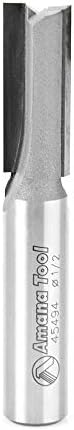 Amana Tool – 45494 Punta de Carburo Leigh Recta Plunge 12 Dia x 1-14 x 12″ Vástago