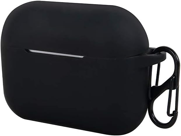 Felony Case Funda de silicona suave para AirPods Pro – Negro mate  A prueba de golpes, funda protectora de 360 para Apple Airpods con llavero  Carga