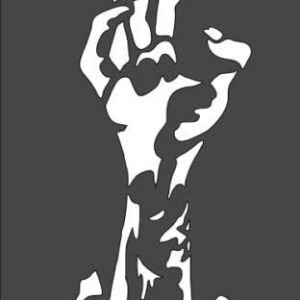 Plantilla de mano espeluznante, plástico reutilizable Plantilla de mano espeluznante, plástico reutilizable