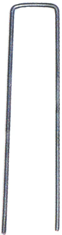 Rhino 054082 – Pines en U de acero para manta de pajita de 6 x 1 pulgadas, caja de 1000 unidades