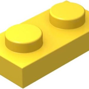 Classic Building – Placa de 1 x 2 pulgadas, platos amarillos de 1 x 2, 100 piezas, compatible con piezas y piezas Lego 3023 (color amarillo) Classic Building – Placa de 1 x 2 pulgadas, platos amarillos de 1 x 2, 100 piezas, compatible con piezas y piezas Lego 3023 (color amarillo)