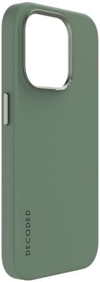 DECODED Funda de silicona para Apple iPhone 15 Pro Max (6.7 pulgadas), revestimiento suave al tacto premium, funda protectora y a prueba de golpes,