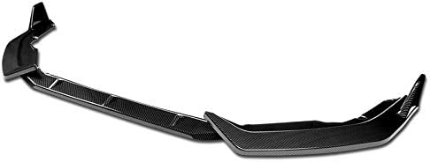 EPARTS – Kit de carrocería de parachoques delantero con aspecto de fibra de carbono, 3 piezas, compatible con Nissan Sentra Sedan 2020-2023